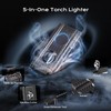 5-in-1 Torch Lighter with Tool, Punch, Holder, Draw Enhancer, Refillable