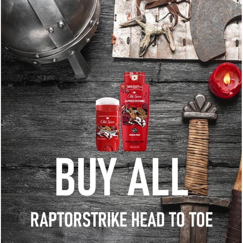 Old Spice Body Wash for Men, AlphaScentauri, Long Lasting Lather,