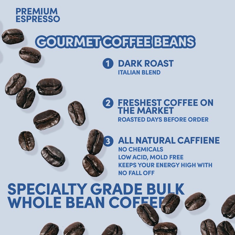 Sarasota Coffee Whole Bean Espresso | Dark Roast Gourmet Coffee