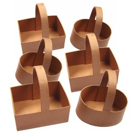 Major Brushes 6 Assorted Paper Mache Baskets