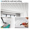 Art3d Decorative PVC Drop Ceiling Tile 2ft x 2ft in