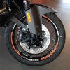 Set Felgenrand Aufkleber Orange Compatible with KTM 1390 Super Adventure