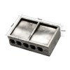 Adygil Bank Sinker Mold with 5 Cavities and 1,2.3-Ounce,Without Handle
