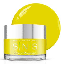 SNS Healthy Natural Nails SNS Nail Dip Powder - We Just Clicked (Yellow Cream) - Long-Lasting Dip Colors for Healthier Nails - 0.5 oz