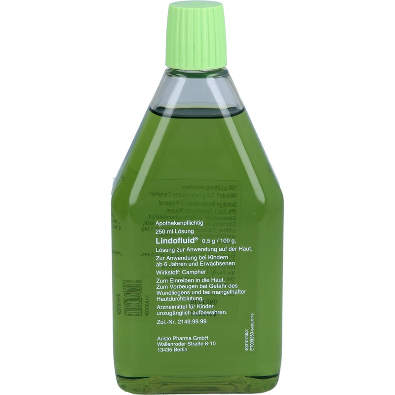 Lindofluid® Lösung bei Gefahr des Wundliegens sowie mangelhafter Hautdurchblutung, 250