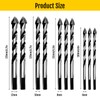 TOEGA10-Pack Diamond Tip Drill Bit - Easily Penetrates Various Materials