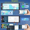6.9" Single DIN Car Radio with Wireless Apple CarPlay, Car