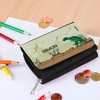 Striefchen® Dino Wallet for Children - Free Name Print, Black,