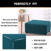 Stretch Ottoman Cover Ottoman Slipcovers Rectangle for Living Room Foot