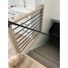HZIU 20 Pack Iron Stair Balusters Black Metal Deck Balusters
