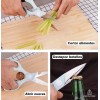 Importeek Kit Utensilios Cuchillo Tijeras Pelapapas Tabla Picar Cocina