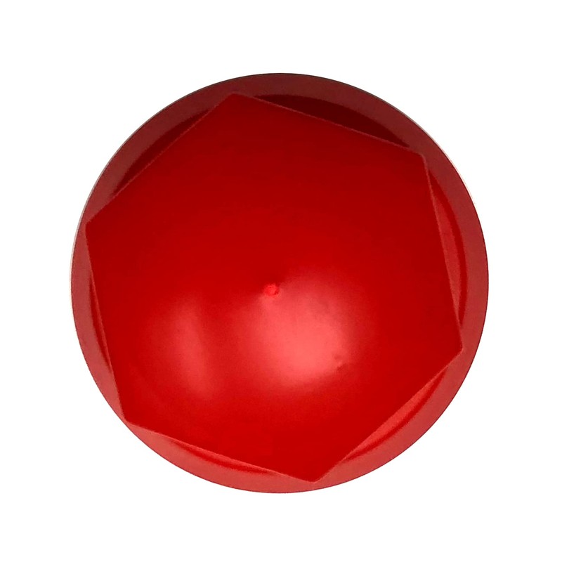 MelTruck 20 x Red Wheel Nut Caps Protection Cover Diameter