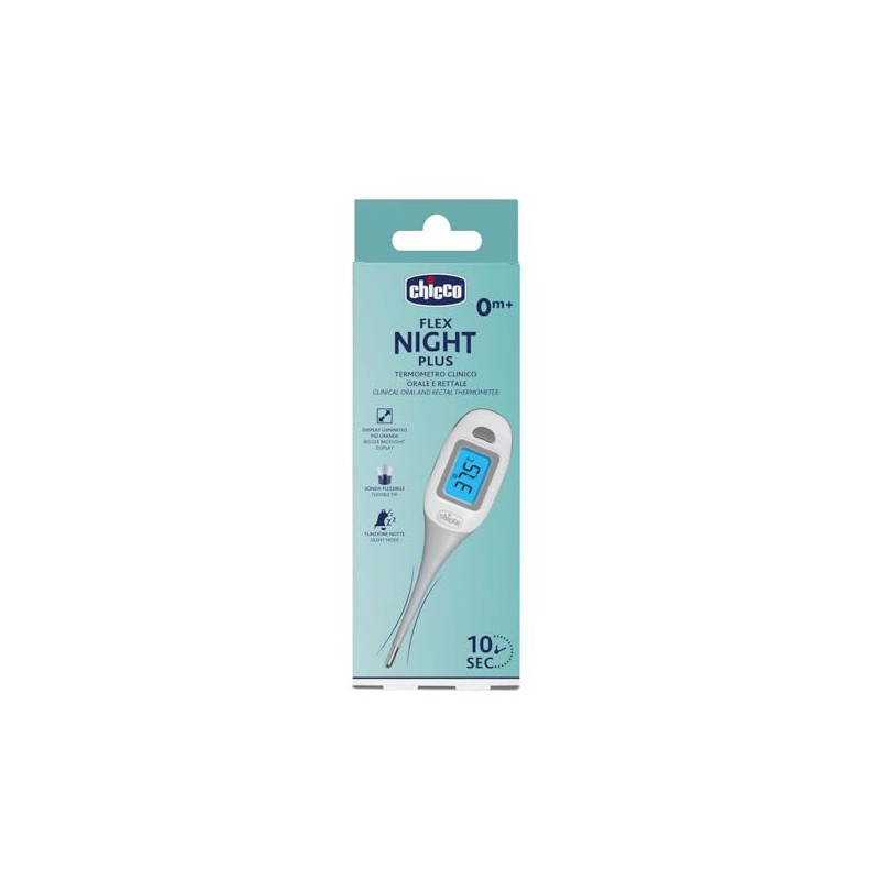 Chicco Termometro Digitale, Termometro Febbre Digitale per Neonati e Bambini,