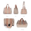 Liz Days Women's Tote Bag with Inner Bag, Tape Handle,