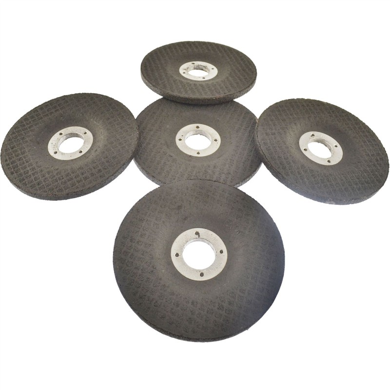 4 1/2" Depressed/Dished Centre Metal Grinding Disc Stainless Steel AT850_5Pk