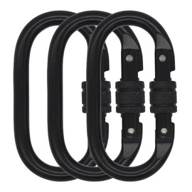 Heavy Duty Carabiner Clip Locking Climbing Carabiner 25kn 5600lbs Hook with Screwgate Multipurpose for Climbing, Rigging, Ropes, Hammocks