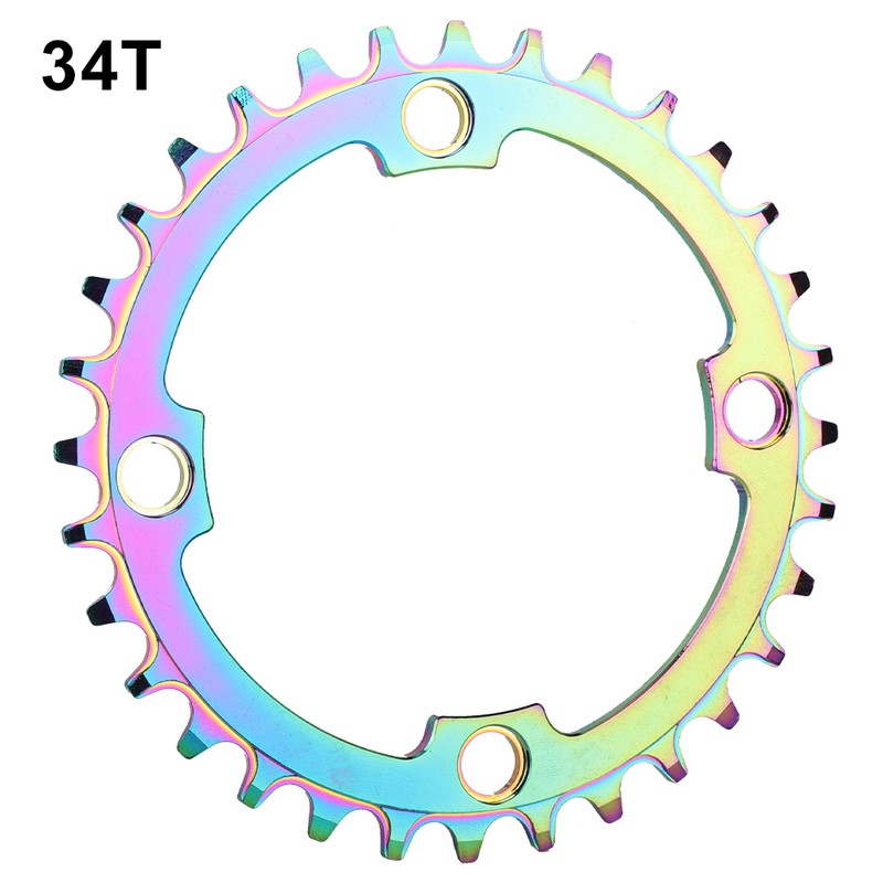 Aluminum Alloy Hollow Integral Single Speed Bike Crank Ring Chain