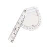 Orthopedic Goniometer, Transparent Orthopedic Ruler Solid for Finger