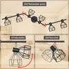 GORDNWE 6-Light Track Kits, Adjustable Track Fixtures - E12 Metal