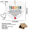 Teacher Gifts for Women Ornament Keepsake Sign Heart Plaque Teacher