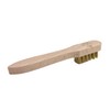 Hebold Shoemaking Brass Brush for Sensitive Suede Leather, Nubuck Leather