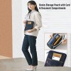 Unbranded Slim Design Non-Slip Durable Denim Storage Pouch with Card