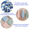 5-Pack Microfiber Cleaning Cloths, Reusable & Washable, Absorbent & Streak-Free,
