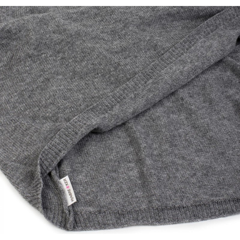 styleBREAKER 08010042 Women's Fine Knit Poncho in Plain Colour, Slightly