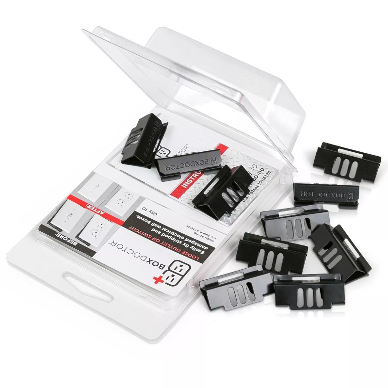 Box Doctor Repair Clips Fix Loose Outlets and Switches Electrical