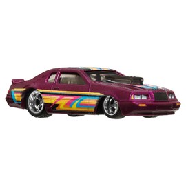 Hot Wheels HRT72 Boulevard '86 Ford Thunderbird Pro Stock Vehicle Toy Minicar 3 Years Old and Up Purple