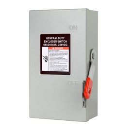 S7 2P 60A 240V General Duty Safety Switch Outdoor, Non-Fusible