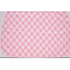 Blue Waterproof Meal Apron Bias Pink