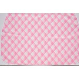 Blue Waterproof Meal Apron Bias Pink
