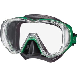 TUSA Tri-Quest Freedom Diving Mask Snorkel Adult Women - Energy Green/Black