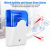 12V Alarm Siren 12V Wired Indoor Audible and Aisual Siren