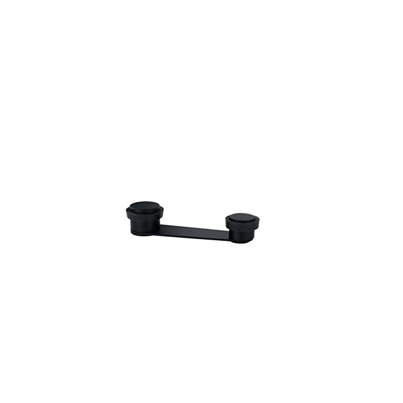 Black Adhesive Door Stopper |with 50mm Thick Door Retainer |