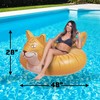 GoFloats Meowzers the Cat Party Tube Inflatable Raft, Float in