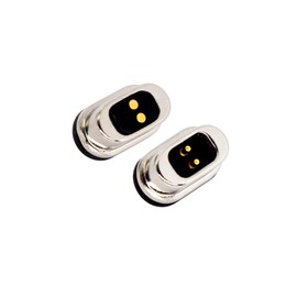 1Pair 1Pin/2Pin/3Pin/4Pin/5Pin Runway Magnetic Pogo Pin Connector,5V 2A DC Power Male+Female Socket Charge Spring Loaded Magnet Pogo Pin Connector DC Power Charging Connector Power Socket (2Pin)