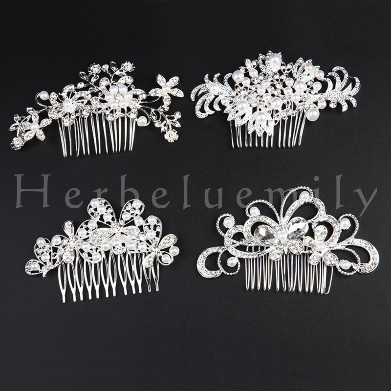 Herbeluemily Hair Comb, Hair Pin, Hair Accessory, Pearl, Hair Ornament,