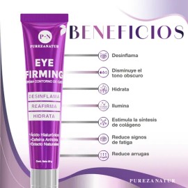 Crema Contorno De Ojos Pureza Natur Ojeras Y Arrugas 20g Todo Tipo De Piel Día/noche