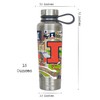 catstudio University of Illinois Collegiate Stainless Steel Water Bottle |