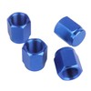 UHDFBDHF 4 PCS Titanium Metal Tire Valve Stem Caps, Dust