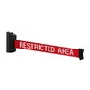 Magnetic Retractable Wall Barrier 120"L (Restricted Area)