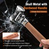 WOZWOZ Skull Fist Hammer Tool 1.87Lbs Solid Quenched Stainless Head