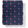 University of Richmond Blanket, 50"x60" Logo Pattern Silky Touch Sherpa