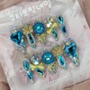[Premium] Emerald Crush Handmade Nail Tips - Coffin Egg /