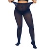 CozyWow Plus Size Tights for Women 80D Soft Solid Color