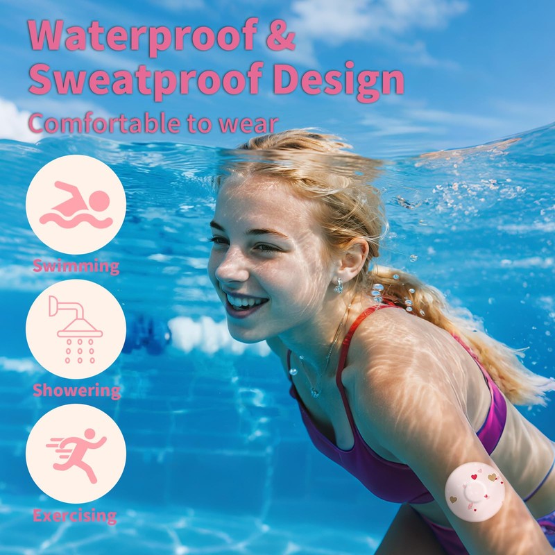 10 Pack Libre 3 Plus Sensor Covers Waterproof,Breathable & Flexible