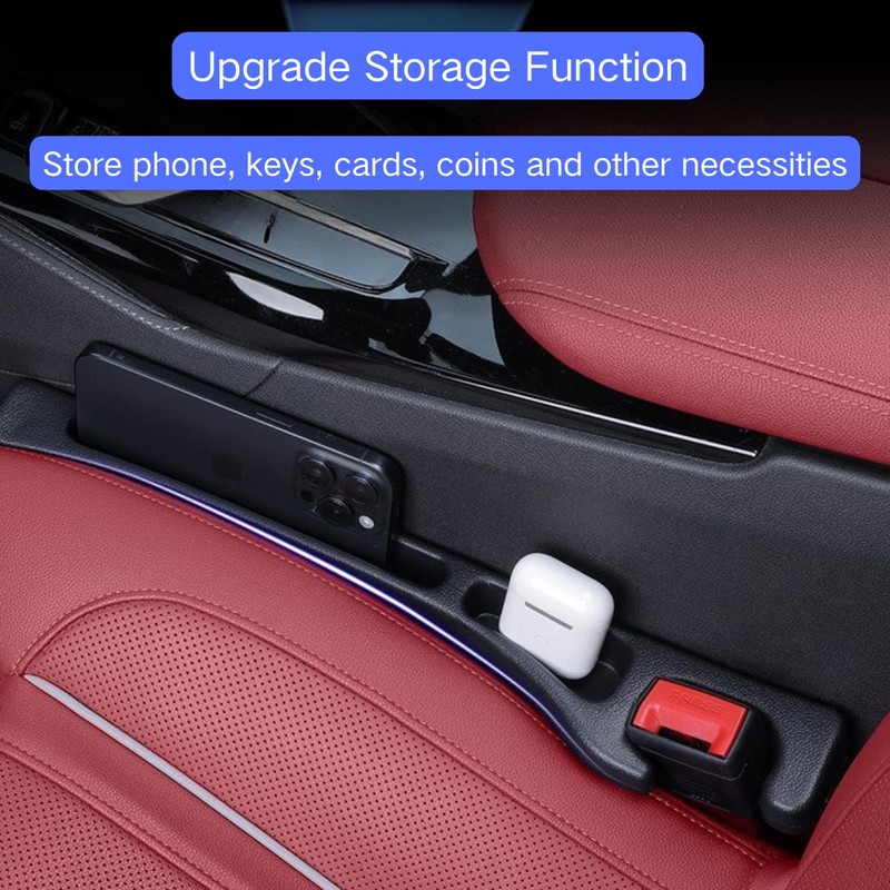 YOYOKIT 2PCS Car Seat Gap Filler, Universal No Drop Seat