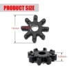 ijuicy 2 PCS Car Flexible Steering Coupling, Nylon Plastic Steering